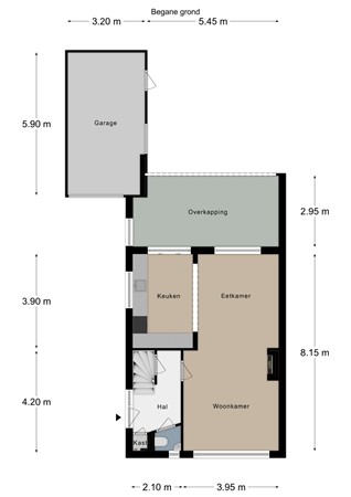 Floorplan - Kolmondstraat 94, 6291 HP Vaals